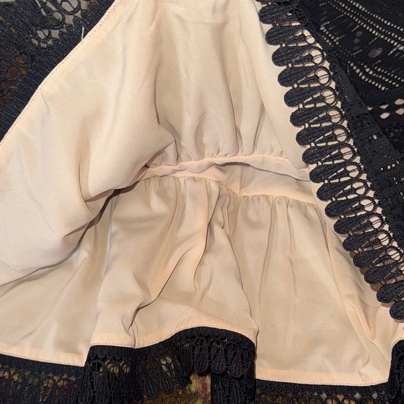 Anthropologie hailee c new black Bella Lace Dress - Picture 4 of 6